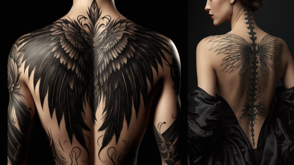 Black and grey tattoo examples by Order Tattoo
